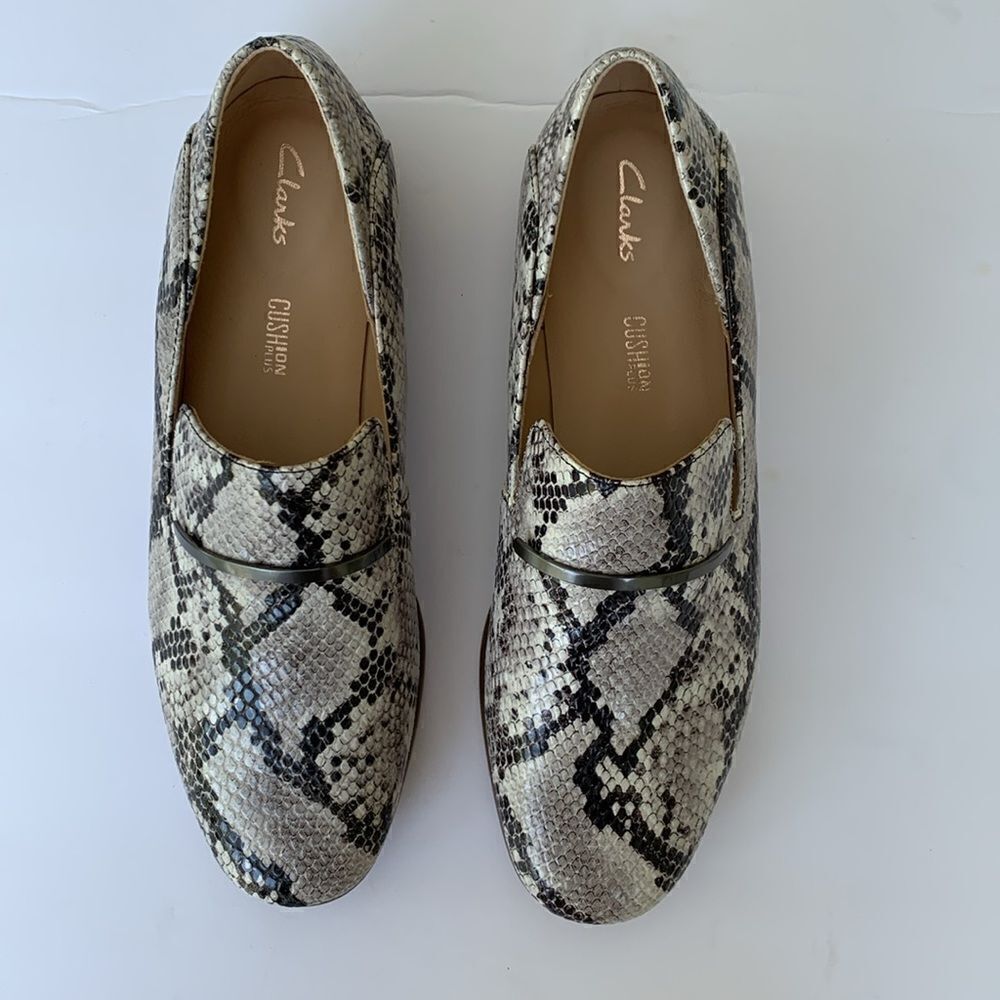 Clarks cushion plus grey snake python Gris oxford… - image 4
